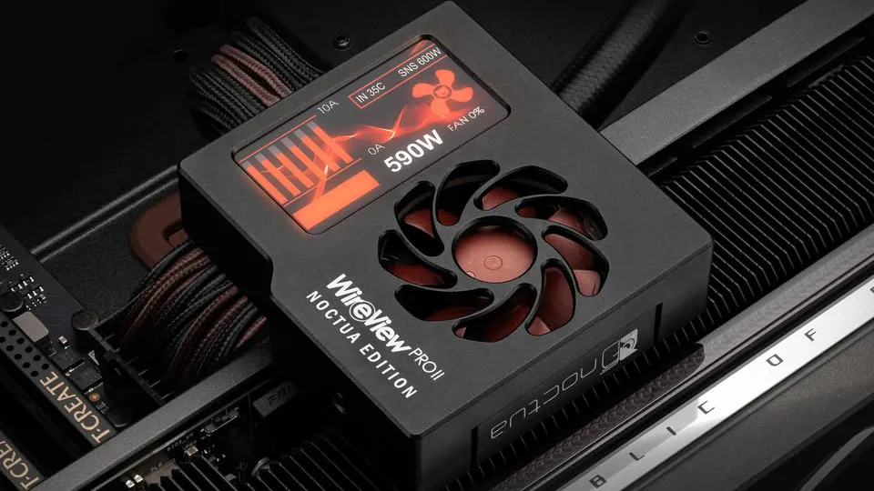 Thermal Grizzly Rilis WireView Pro II Noctua Edition, Monitor Konektor 12VHPWR