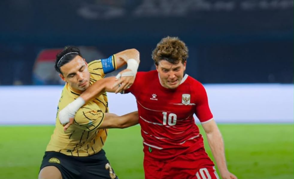Timnas Indonesia Ditahan Malaysia 0-0 di GBK, Gol Justin Hubner Dianulir dan Thom Haye Dikartu Merah
