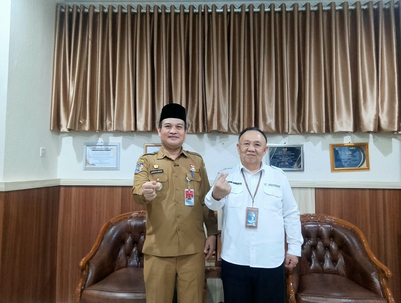 Sekda Bengkulu Herwan Antoni Terima Audiensi BKKBN Pusat, Bahas Sinergi Program Keluarga Sejahtera
