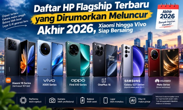 Xiaomi 18 Series hingga Vivo X500 Bersiap Ramaikan Flagship Akhir 2026