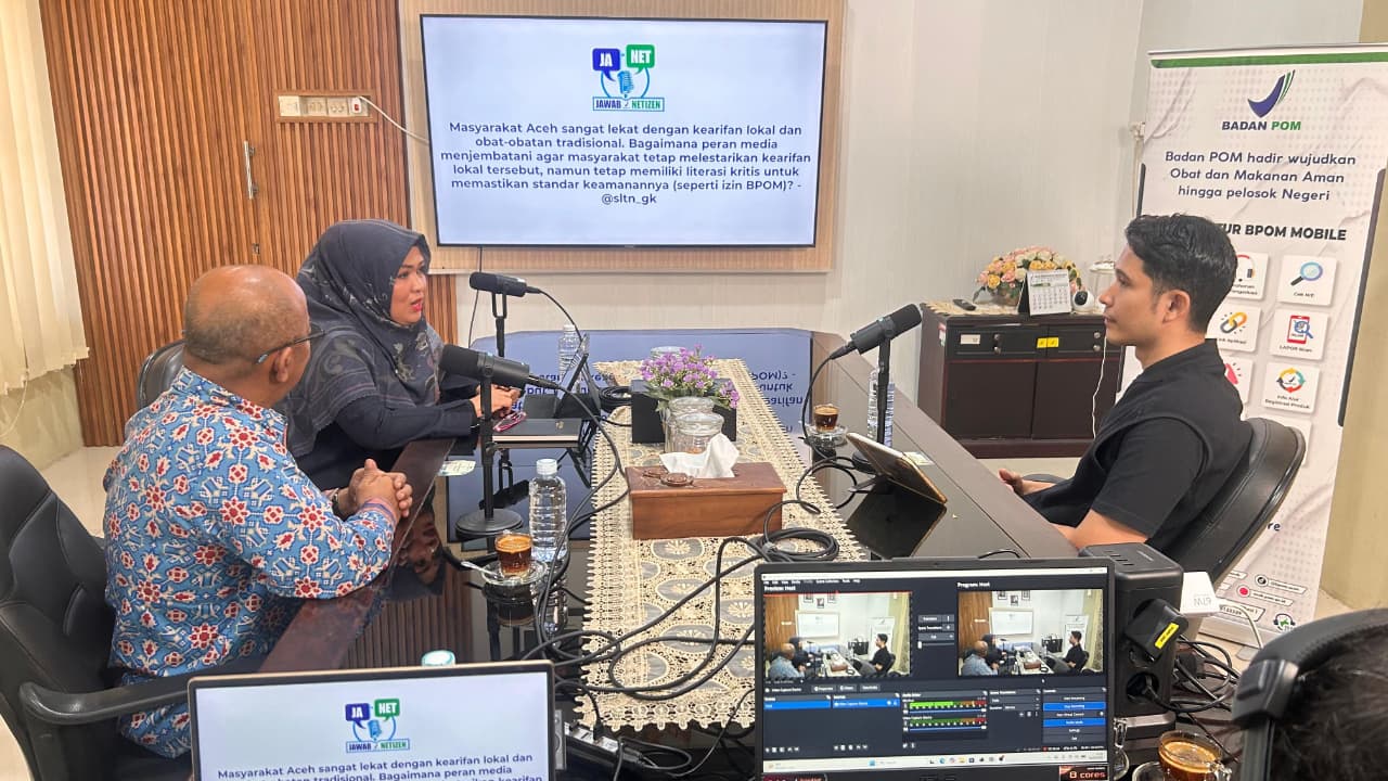 BBPOM Aceh Ajak Warga Kritis Saring Informasi Obat dan Makanan di Media Sosial