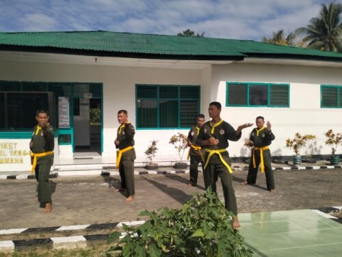 Ranting Padepokan PSM Kodim 1406/Wajo Gelar Latihan Pencak Silat Militer Rutin di Kabupaten Wajo