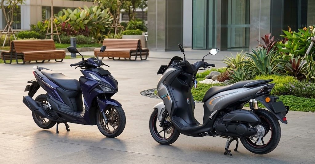 Uji Akselerasi 0-200 Meter, Yamaha Lexi LX 155 Unggul Tipis atas Honda Vario 160 Evo