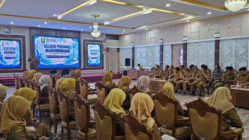 Disporapar Tabalong Seleksi 100 ASN untuk Marching Band Pertama di Hari Jadi Kabupaten