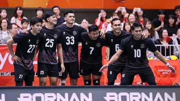 Timnas Voli Indonesia Kalah 2-3 dari Iran, Gagal ke Perempat Final Asian Games