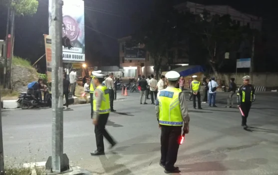 Polda Sultra Kerahkan Polantas Jaga Arus Lalu Lintas saat Aksi Unjuk Rasa di Kendari
