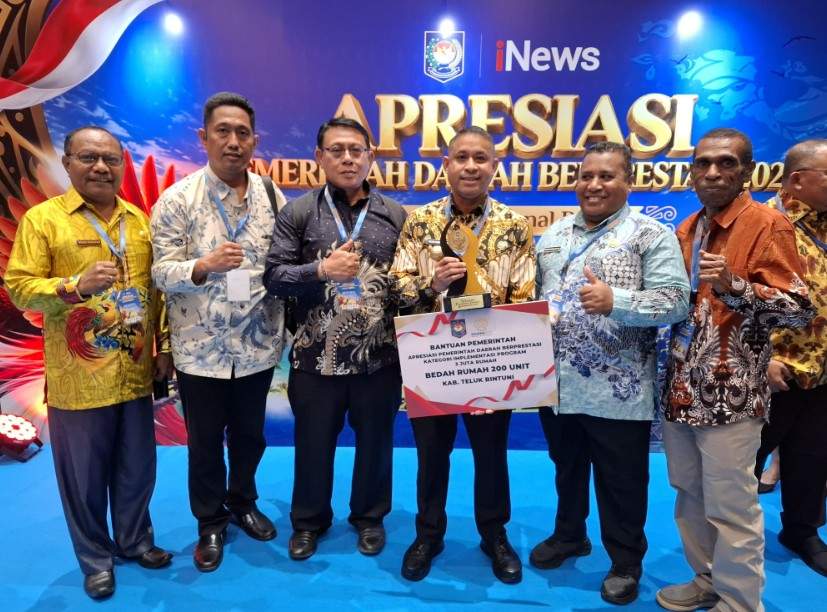 Kabupaten Teluk Bintuni Raih Predikat Terbaik Program 3 Juta Rumah Regional Papua, Dapat Alokasi 200 Unit Bedah Rumah