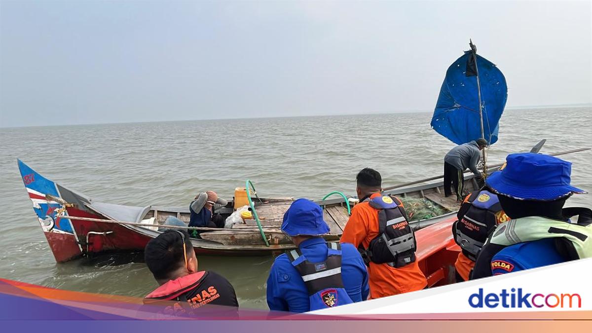 2 Nelayan Tanjung Jabung Barat Selamat Usai Seharian Terombang-Ambing di Perairan Ambang Luar