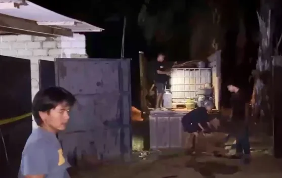 Polres Lampung Tengah Bongkar Dugaan Penimbunan BBM Subsidi di Pubian