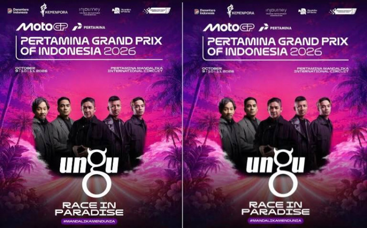 Ungu Gantikan Juicy Luicy di Hari Pertama MotoGP Mandalika 2026