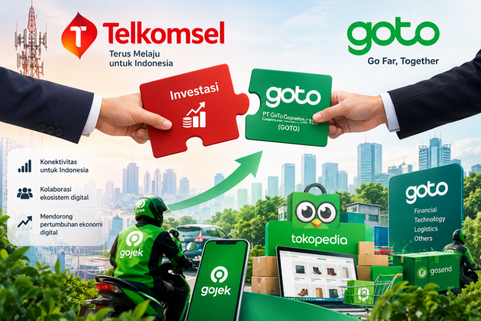 Harga GOTO di Rp 37, Telkomsel Catat Floating Loss Rp 5,53 Triliun