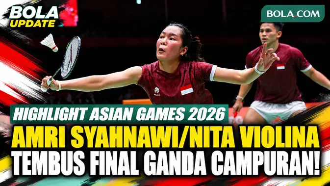 Amri Syahnawi/Nita Violina Melaju ke Final Ganda Campuran Asian Games 2026