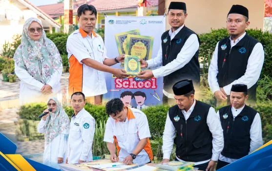 Wahdah Bone Bolango dan SMK Negeri 1 Suwawa Teken MoU, 30 Siswa Ikut Program Dirosa Goes to School