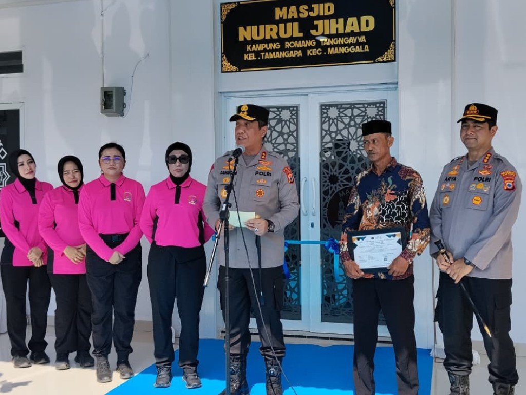 Kapolda Sulsel Resmikan Renovasi Masjid Nurul Jihad di Manggala, Berawal dari Pengawasan Sumur Bor