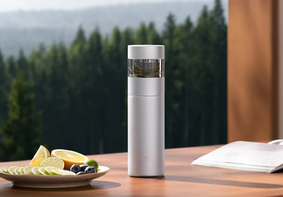 Xiaomi Rilis Mijia Titanium Thermos Cup, Bisa Seduh Teh Tanpa Dituang