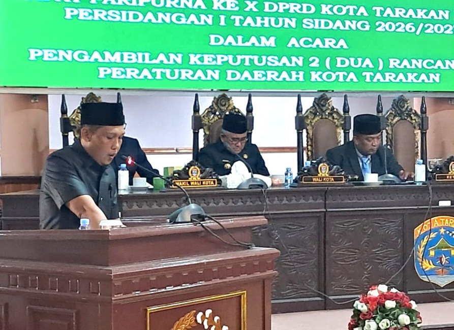 DPRD Tarakan Sahkan Perda SOTK Baru, Sejumlah OPD Digabung demi Efisiensi Anggaran