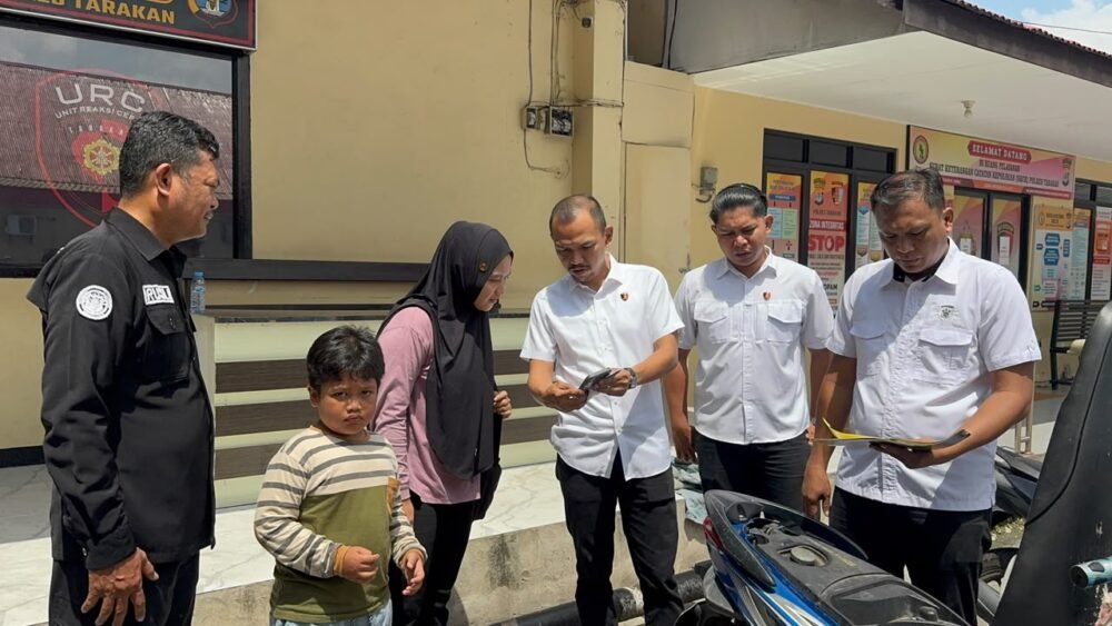 Polres Tarakan Kembalikan Motor Temuan di Jalan Sulawesi kepada Pemilik Sah