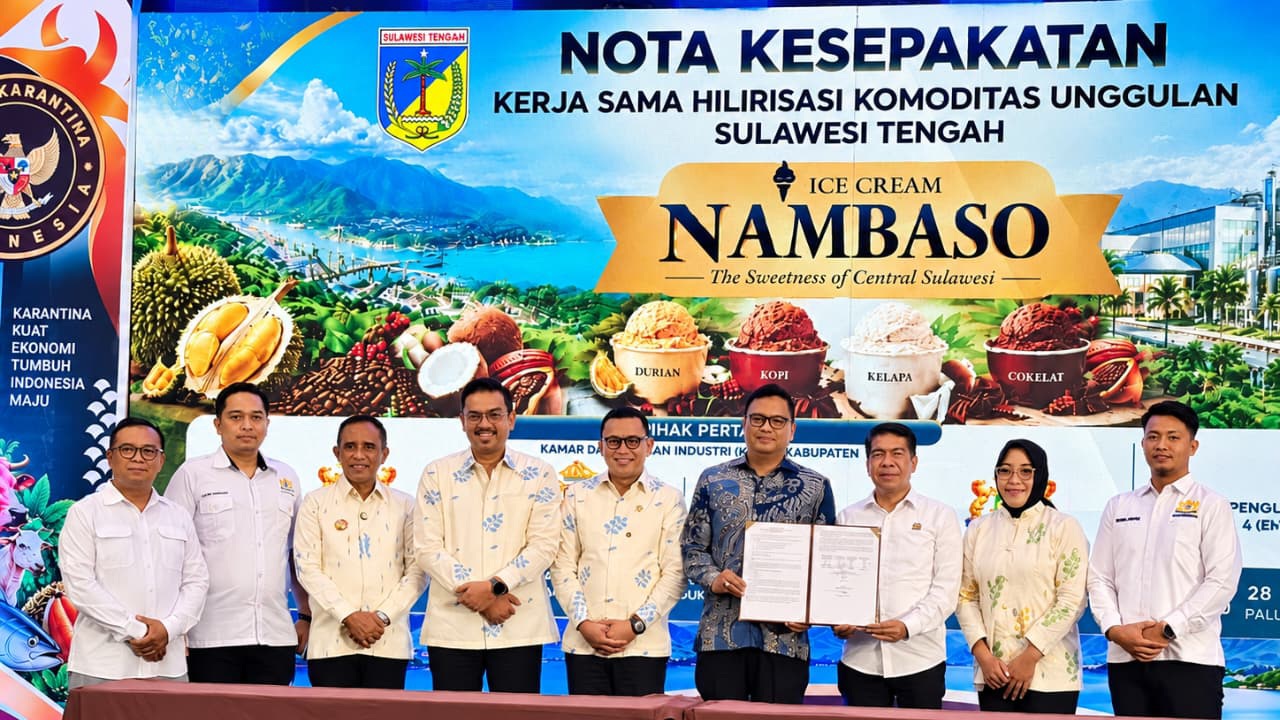 KADIN 4 Kabupaten di Sulteng Teken Kesepakatan Hilirisasi Durian, Kopi, Kelapa, dan Kakao