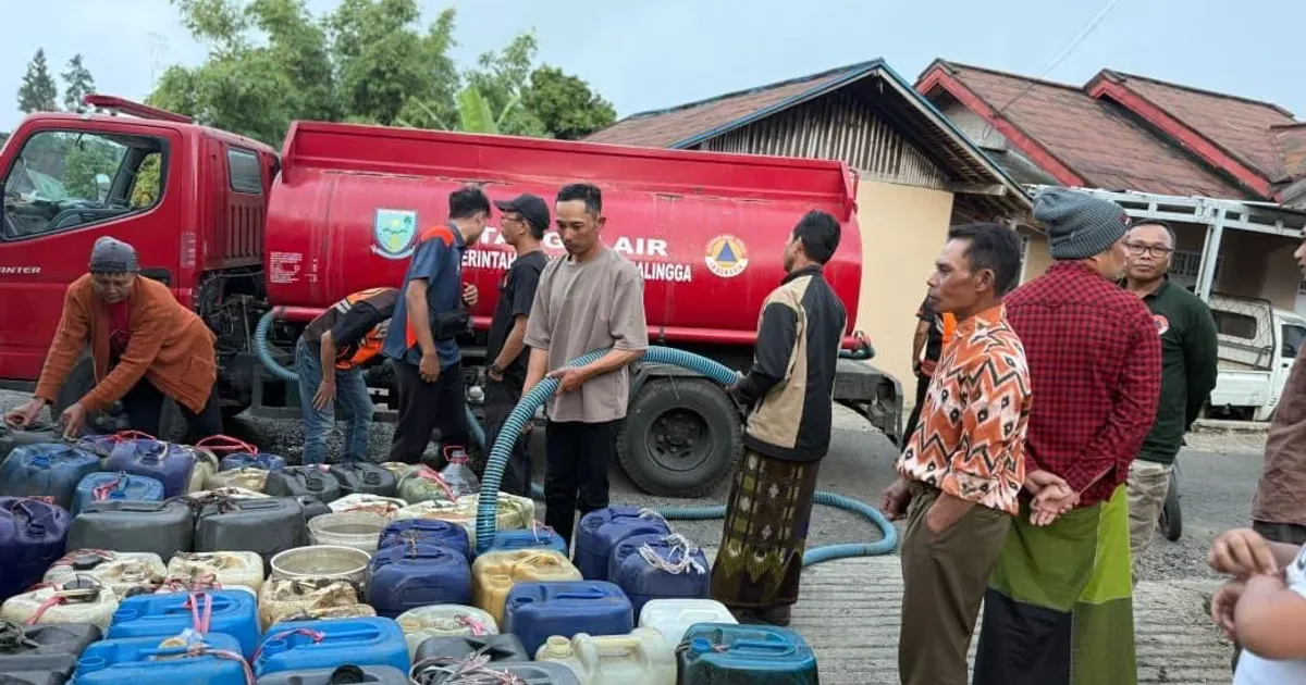75,4 Juta Liter Air Bersih Disalurkan ke 33 Kabupaten/Kota Jateng, 2,34 Juta Jiwa Terdampak Kekeringan