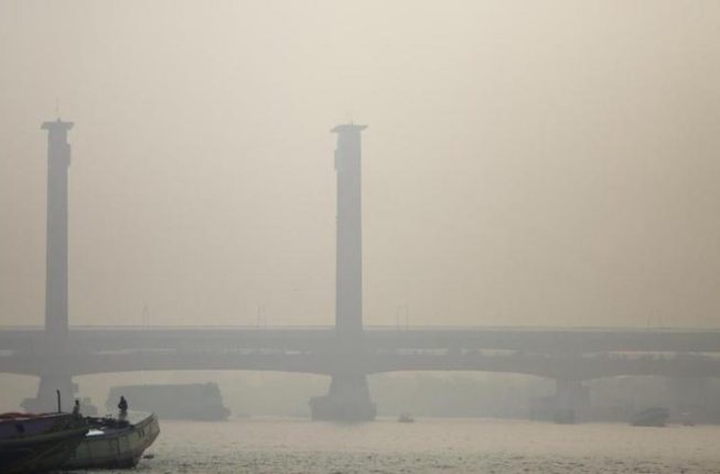 Kabut Asap Karhutla Selimuti Palembang, ISPU Tembus 309 dan Masuk Kategori Berbahaya