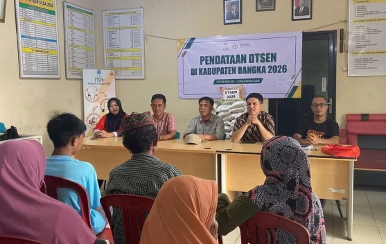 Dinsos Bangka Terima 3.122 Usulan Pembaruan DTSEN dari Desa dan Kelurahan Sepanjang Januari-September 2026