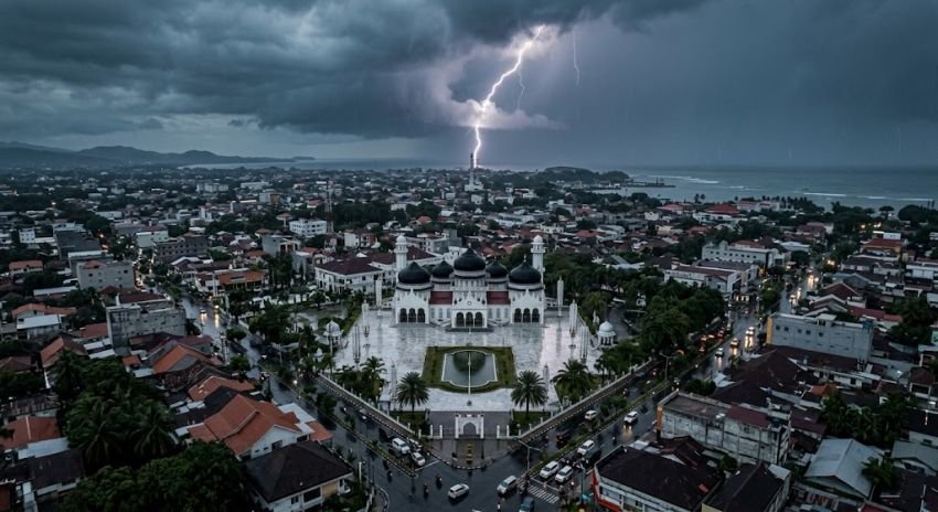 Cuaca Aceh 30 September 2026: 7 Wilayah Berpotensi Hujan Petir, Banda Aceh hingga Subulussalam