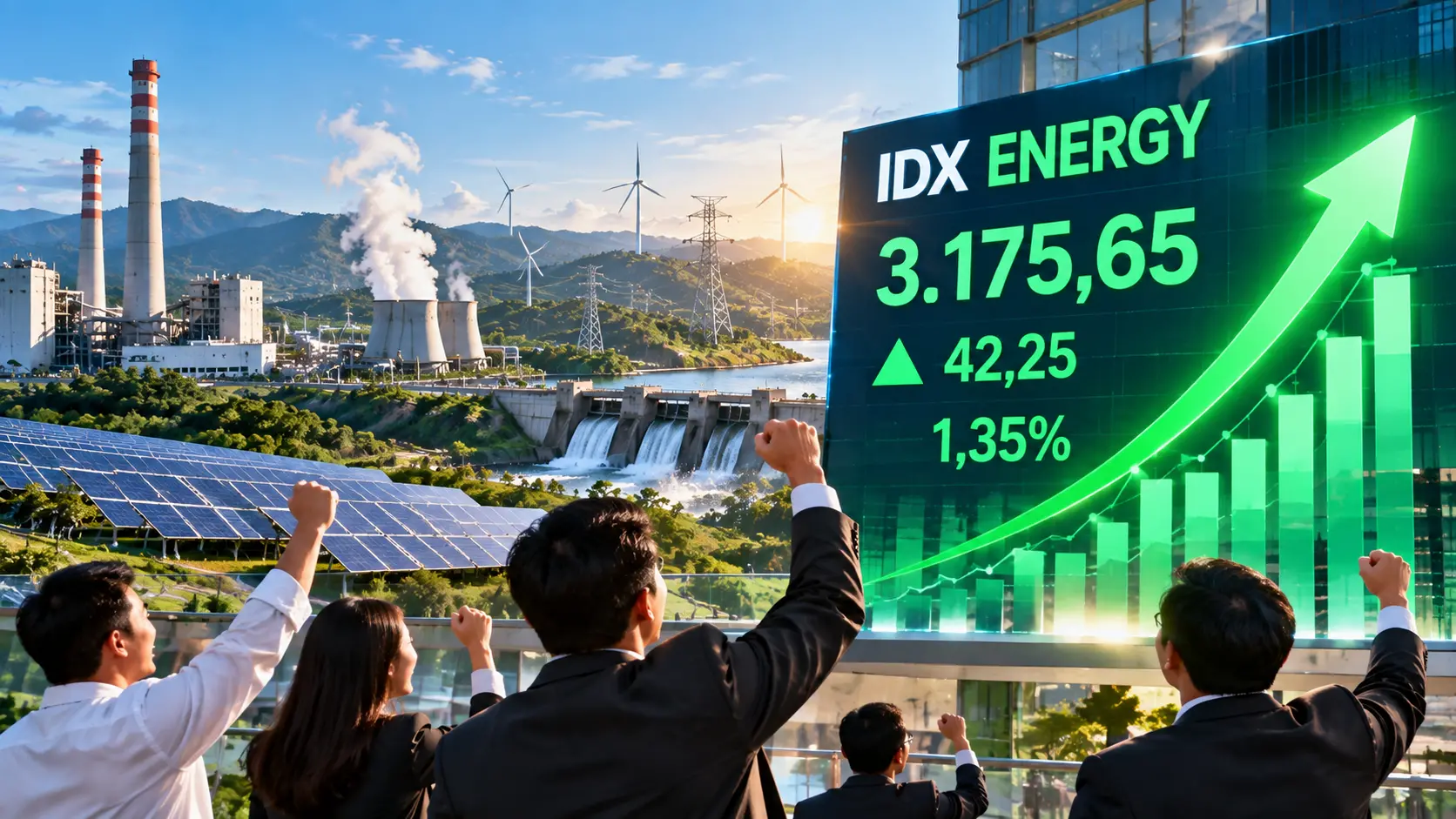 IHSG Menguat 0,82% ke 6.171, Saham Energi Kompak Naik Pagi Ini