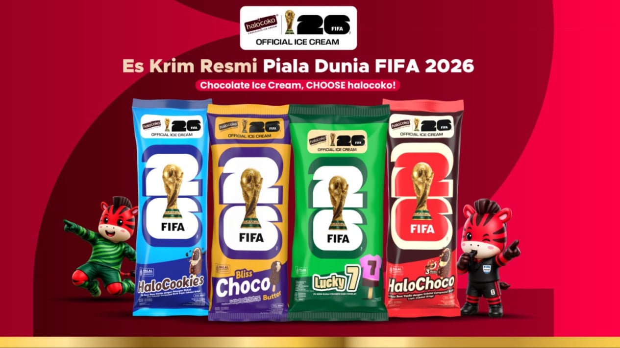 halocoko Hadirkan Es Krim Edisi Khusus Piala Dunia 2026 dan Jersey Eksklusif