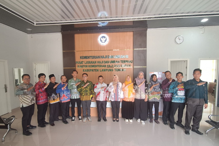 Kakanwil Kemenhaj Lampung Ansori Minta Jajaran Lampung Tengah Tingkatkan Layanan Jemaah Haji