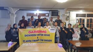 Adira Finance Barabai Kenalkan Kredit Motor Bekas Tenor 6 Bulan ke Puluhan Showroom di HST