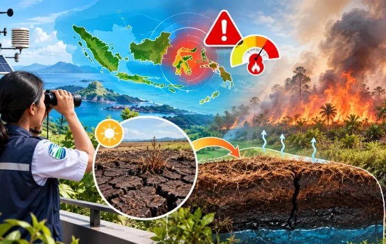 BMKG Maluku Peringatkan Karhutla Meningkat, Lapisan Gambut di 4 Kabupaten Mulai Kering