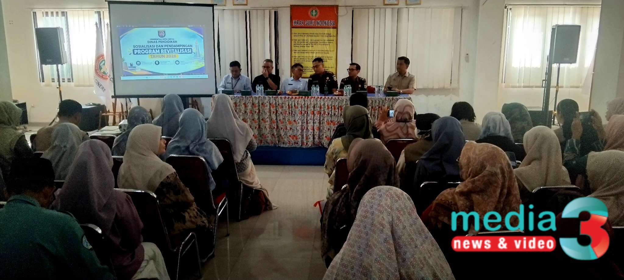 Kepala SMPN 11 Depok dan Kadisdik Beda Arah soal Jalur Informasi Rincian Anggaran Revitalisasi Rp836 Juta