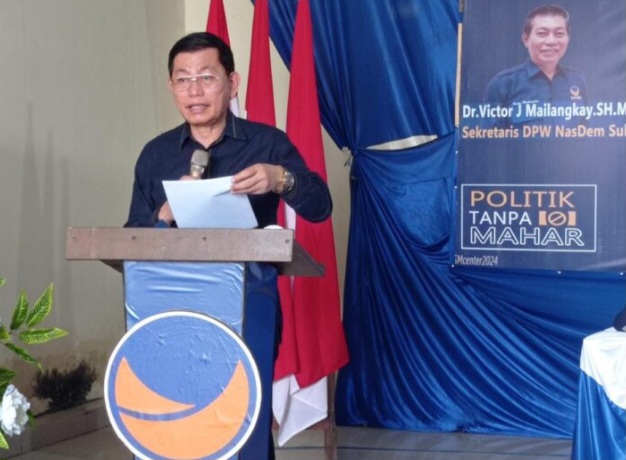 Victor Mailangkay Mundur dari NasDem, Tinggalkan Kursi Ketua DPW Sulawesi Utara