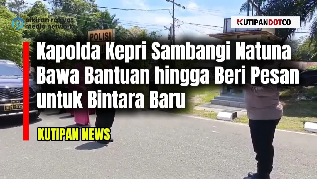 Kapolda Kepri Sambangi Natuna, Serahkan Bantuan untuk Anak SLB hingga Arahkan Bintara Baru