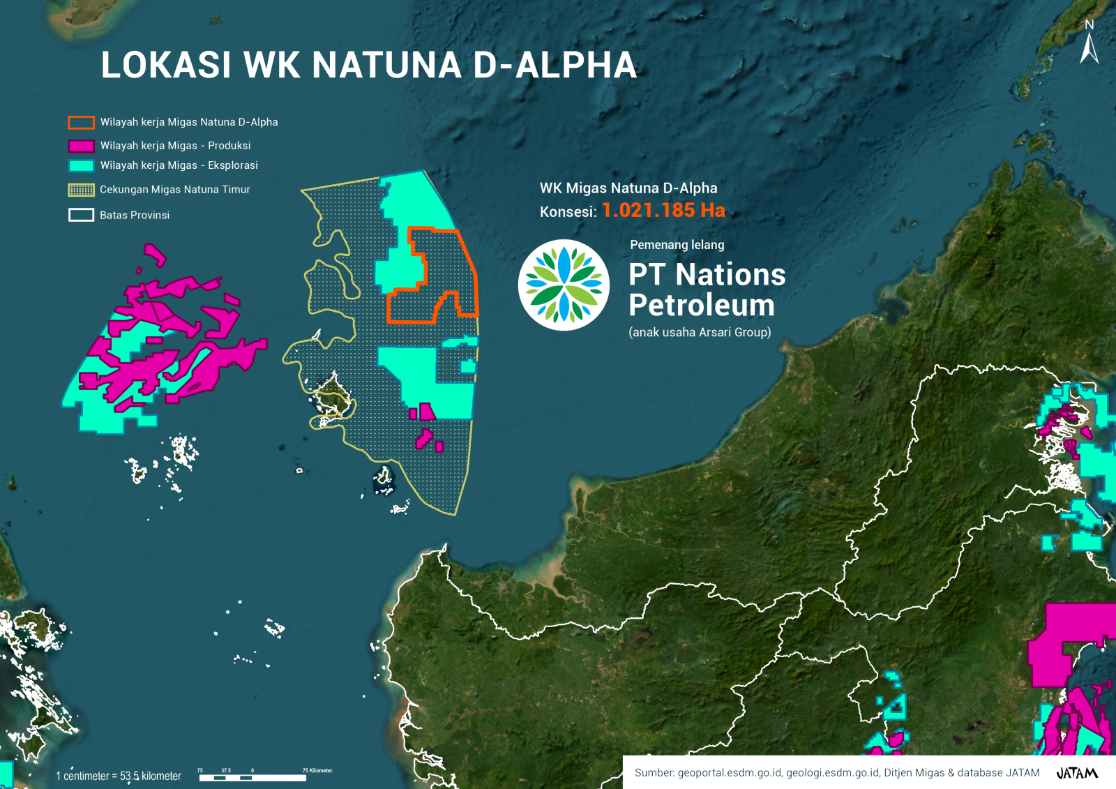 JATAM Soroti Kemenangan Arsari Group di Blok Natuna D-Alpha