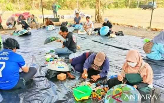 29 Peserta Lomba Lukis Tudung Saji di Bangka Selatan, Cara Baru Kenalkan Tradisi ke Generasi Muda