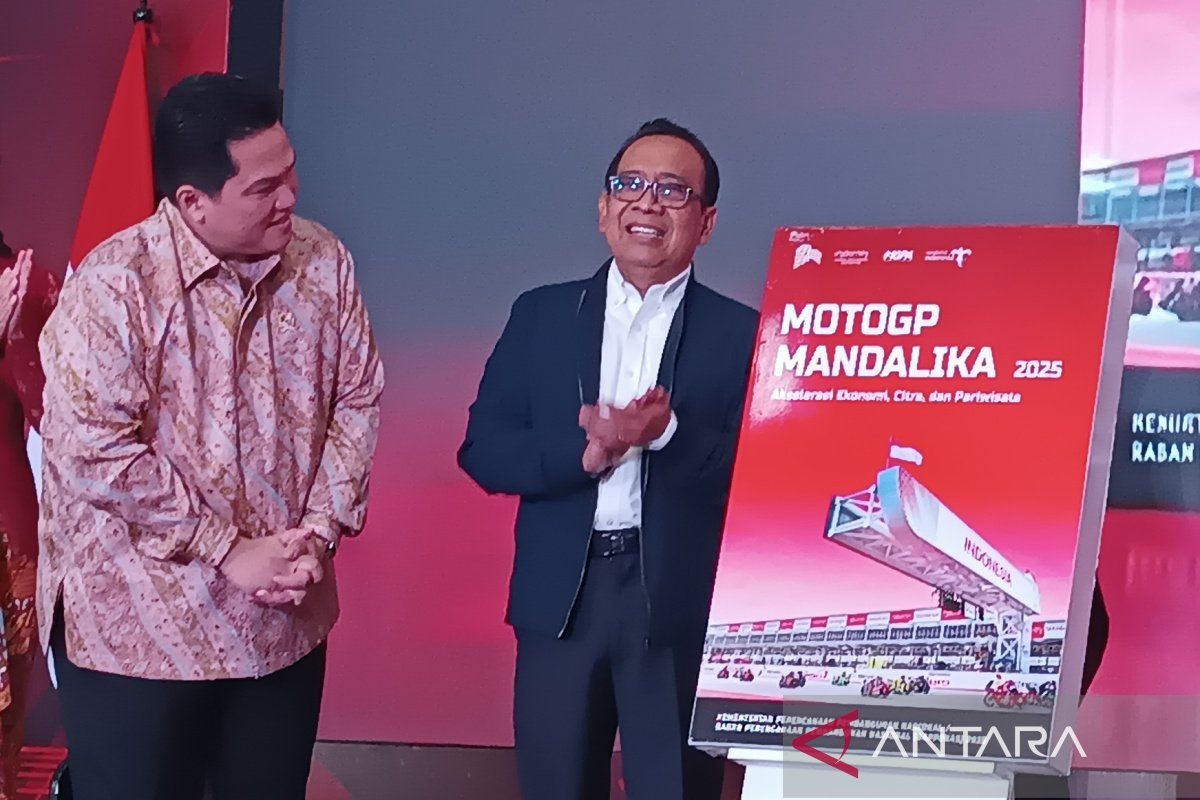 Erick Thohir: Dampak Ekonomi MotoGP Mandalika Nyaris Rp5 Triliun