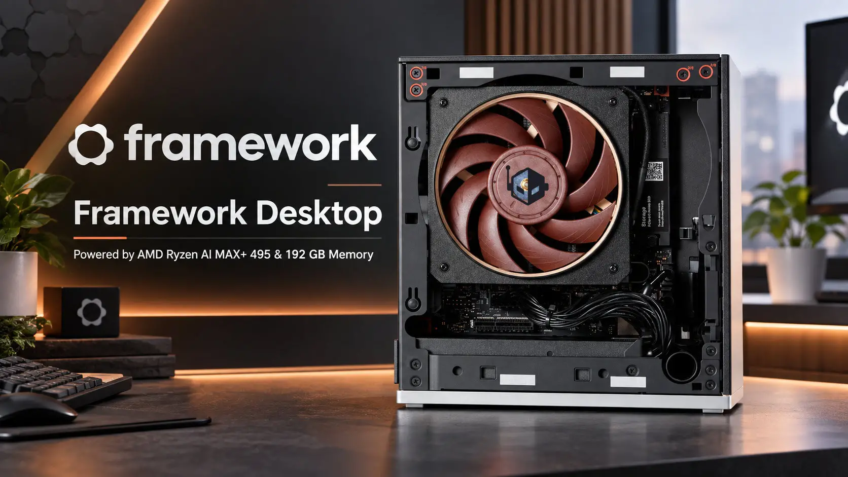 Framework Rilis PC Desktop Modular, RAM Hingga 384GB untuk AI Lokal