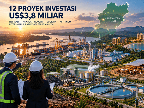 Pemprov Kaltim Tawarkan 12 Proyek Investasi Senilai US$3,8 Miliar, Terbesar Kawasan KEK MBTK US$2,39 Miliar