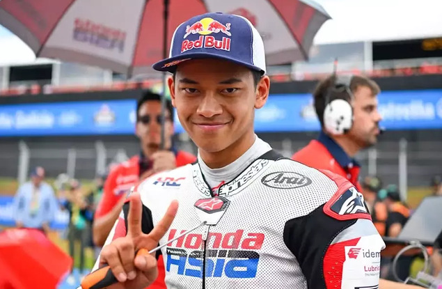 Veda Ega Pratama Latihan di Pasar Hewan Siyono Gunungkidul Jelang Moto3 Jepang 2-4 Oktober 2026
