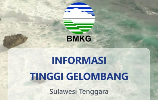 BMKG Kendari Sebut Peringatan Dini Gelombang Tinggi di Perairan Sultra Nihil hingga 3 Oktober 2026