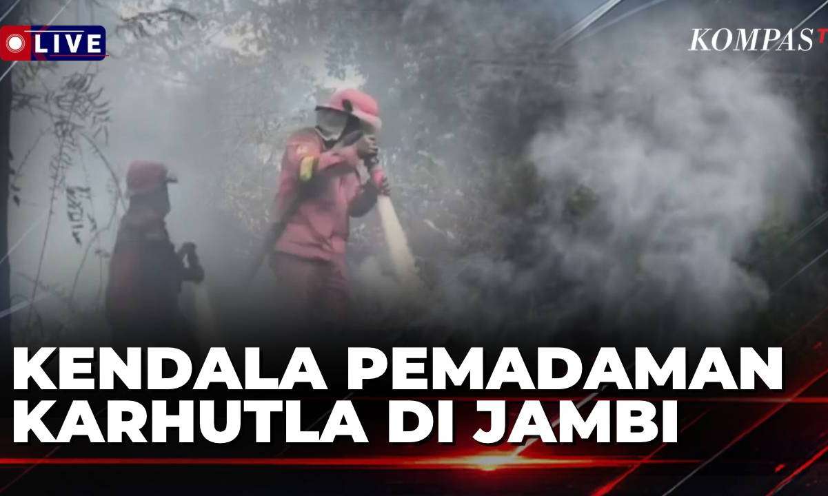 Karhutla di Tanjung Jabung Timur Meluas, Tim Mangala Agni Fokus Sekat Kepala Api di Hutan Lindung Gambut