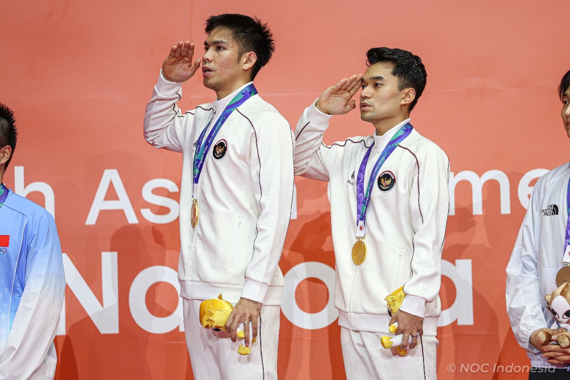 Bulu Tangkis Sumbang Dua Emas Asian Games 2026, Lampaui Target Kemenpora