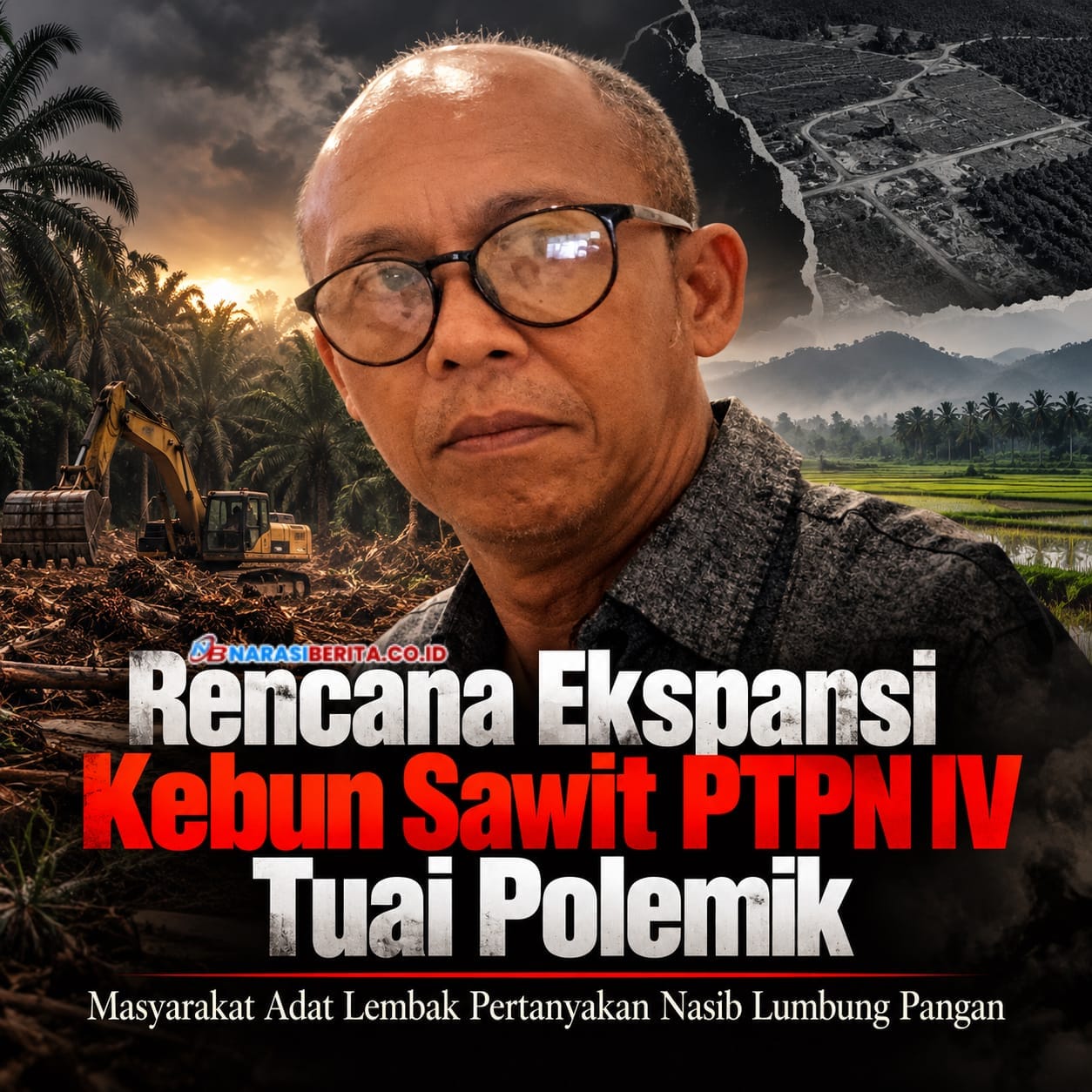Masyarakat Adat Lembak Tolak Ekspansi Sawit PTPN IV di 6.064 Hektare Rejang Lebong, Soroti 2.000 Hektare Sawah LP2B