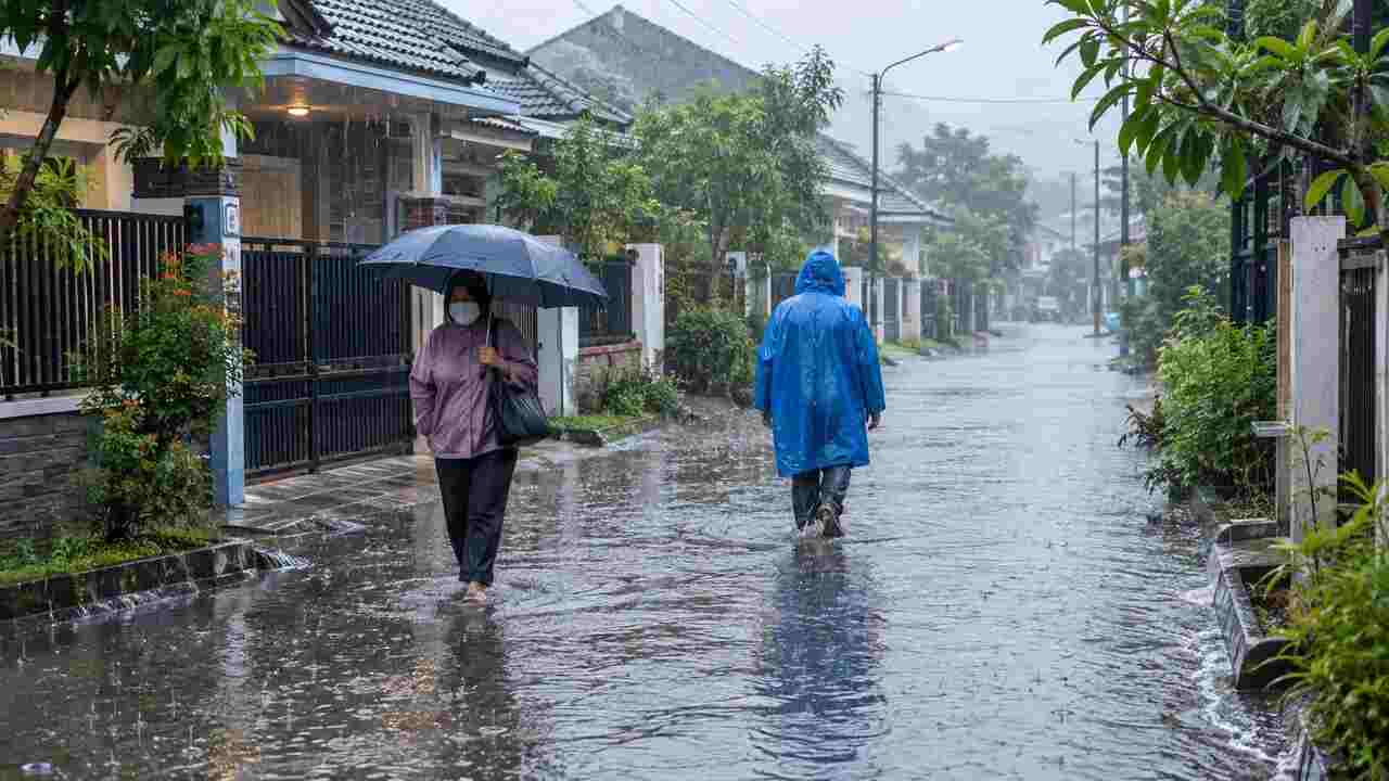 BMKG Prakirakan Hujan Guyur 8 Wilayah Sumsel Kamis 1 Oktober 2026, Palembang Berudara Kabur