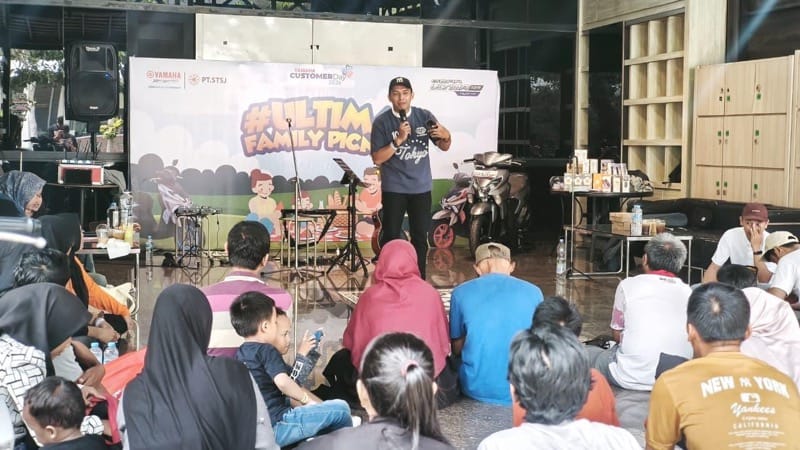 100 Pengguna Yamaha Gear Ultima di Samarinda Piknik Bareng Keluarga di Rumah Ulin Arya