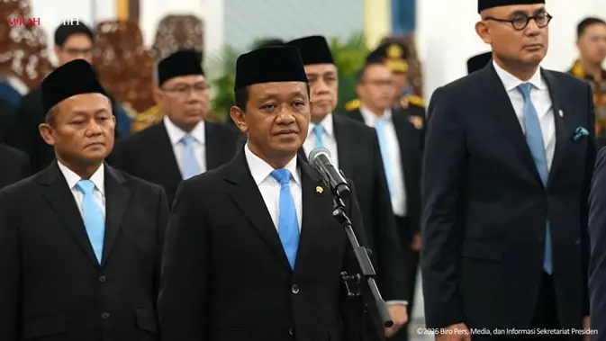 Bahlil Lahadalia Dilantik Jadi Menko Hilirisasi, Rangkap Jabatan Menteri ESDM