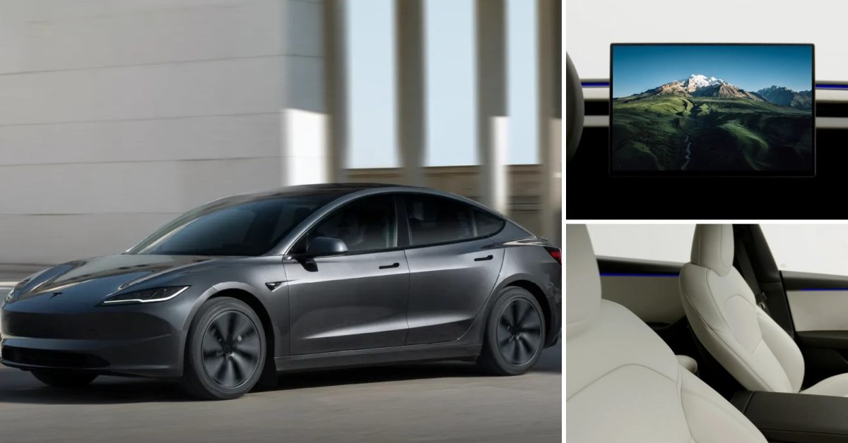 Tesla Model 3 China Dapat Layar 16 Inci dan V2L, Model 3 AS Tak Kebagian