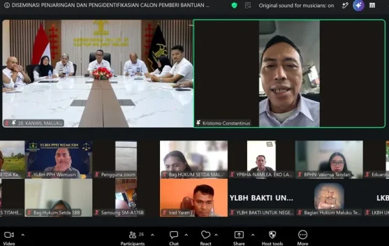 Kemenkum Maluku Petakan Kesiapan 40 OBH Jelang Akreditasi Pemberi Bantuan Hukum 2028–2030