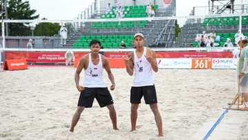 Sofyan/Bintang Gasak Jepang 2-0, Melaju ke Final Voli Pantai Asian Games 2026